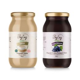 Organic Windy Valley 460 gr Organik Üzüm Pekmezi + 300 gr Tahin
