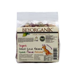 Organik 240 gr Sebzeli Çocuk Makarna Ispanak-Pancar-Balkabak