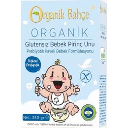 Organik Bahçe 250 gr Glutensiz Organik Bebek Pirinç Unu