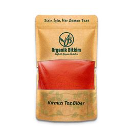 Organik Bitkim 1 kg Acı Toz Kırmızı Biber
