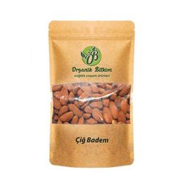Organik Bitkim 1 kg Çiğ Badem İçi