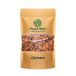Organik Bitkim 1 kg Çiğ Badem İçi