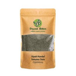 Organik Bitkim 1 kg Toz Siyah Hardal Tohumu