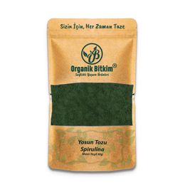 Organik Bitkim 100 gr Yosun Tozu Spirulina
