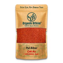 Organik Bitkim 500 gr Çok Acı Pul Biber