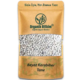 Organik Bitkim 500 gr Tane Beyaz Karabiber