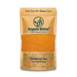 Organik Bitkim Öğütülmüş 150 gr Toz Zerdeçal