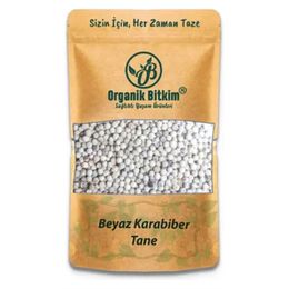 Organik Bitkim Tane 250 gr Beyaz Karabiber