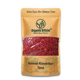 Organik Bitkim Tane 500 gr Kırmızı Karabiber