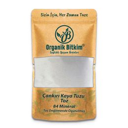 Organik Bitkim Taş Değirmende Öğütülmüş 3x500 gr 84 Mineral Doğal Çankırı Kaya Tuzu