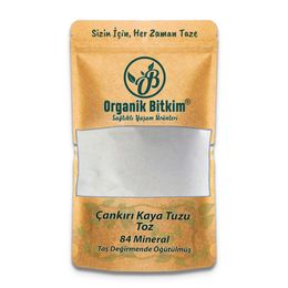 Organik Bitkim Taş Değirmende Öğütülmüş 4x500 gr 84 Mineral Doğal Çankırı Kaya Tuzu