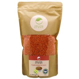 Organik Gurme 1 kg Organik Kırmızı Mercimek