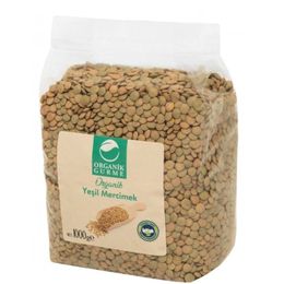 Organik Gurme 1000 gr Yeşil Mercimek