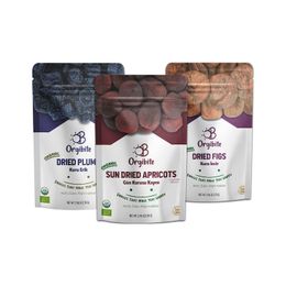 Orgibite 70 gr Organik Gün Kurusu + 70 gr Kuru İncir + 70 gr Kuru Erik