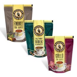 Orhan Efendi 100 gr Fındıklı Türk Kahvesi + 100 gr Dibek Kahvesi + 100 gr Güllü Türk Kahvesi