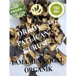 Orköy 250 gr Organik Dilimlenmiş Patlıcan Kurusu
