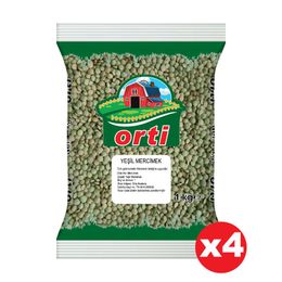 Orti 4x1 kg Yeşil Mercimek