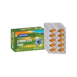 Osende 900 mg 30 Kapsül Çörekotu Yağı