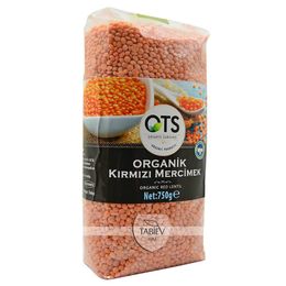 Ots 750 Gr Organik Kırmızı Mercimek