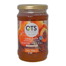 Ots Organik Şeker ilavesiz Extra 360 gr Geleneksel Kayısı Reçeli