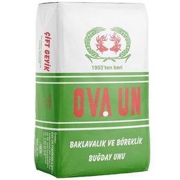 Ova Un 25 kg Çift Geyik Baklavalık Böreklik Buğday Unu