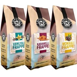 Ozeline 3'lü 250 gr Vanilya + Karamel + Mokka Frappe Tanışma Seti