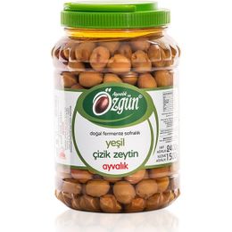 Özgün 1500 gr Yeşil Çizik Zeytin