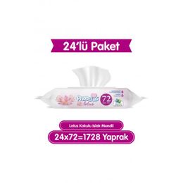 Paddlers Lotus Çiçeği Kokulu 24x72'li Islak Mendil