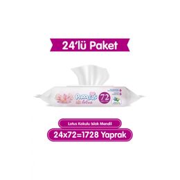 Paddlers Lotus Çiçeği Kokulu 24x72'li Islak Mendil