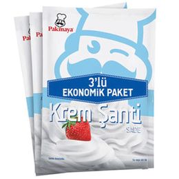 Pakmaya 225 gr 3'lü Avantaj Krem Şanti