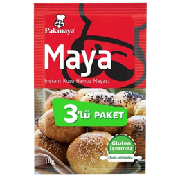 Pakmaya 3 x 10 gr İnstant Kuru Hamur Mayası