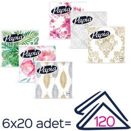 Papia 7x20'li Dekor Peçete