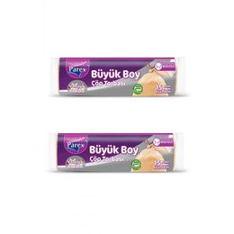Parex 2'li Büyük Büzgülü Vanilya Kokulu Çöp Torbası