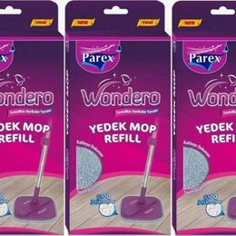 Parex 3 Adet Wondero Yedek Paspas Mop