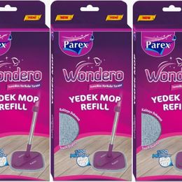 Parex 3 Adet Wondero Yedek Paspas Mop