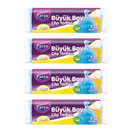 Parex 4'lü Güçlü Çöp Torbası Büyük Boy
