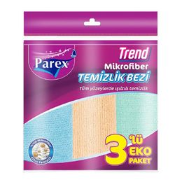 Parex Trend 3'lü Mikrofiber Temizlik Bezi