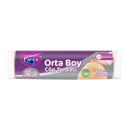 Parex Vanilya Kokulu Orta Boy 10 Paket Çöp Torbası