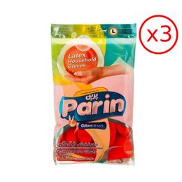 Parin Kırmızı L 3 Paket Bulaşık Eldiveni