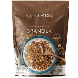 Patiswiss 200 gr Kakao Nibli Fındıklı Çikolatalı Çıtır Granola