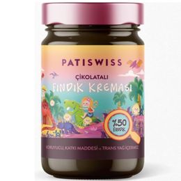 Patiswiss %50 Fındıklı 330 gr Çocuklara Özel Çikolatalı Fındık Kreması
