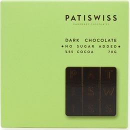 Patiswiss 70 gr Şeker İlavesiz Bitter Tablet Çikolata