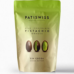 Patiswiss 80 gr Sütlü Antep Fıstığı Draje