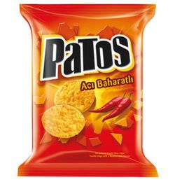 Patos 167 gr Rolls Acılı Parti Boy Cips