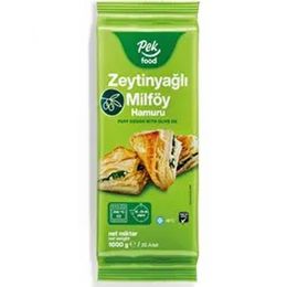 Pek Food 1000 gr Zeytin Yağlı Milföy Hamuru