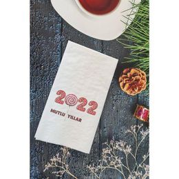 Pekshop 20'li 2022 Yılbaşı Masası Sunum Peçetesi