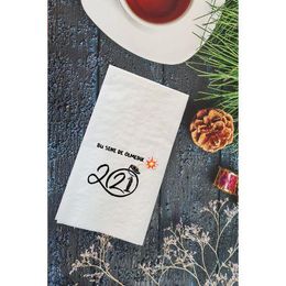 Pekshop 20'li Bu Sene de Ölmedik 2021 Yılbaşı Masası Sunum Peçetesi