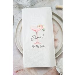 Pekshop 20'li Cheers For The Bride Konuşan Sunum Peçetesi