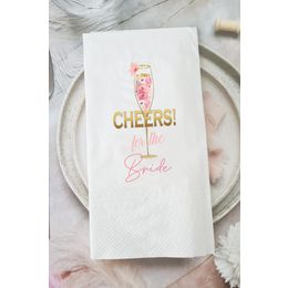 Pekshop 20'li Cheers For The Bride Konuşan Sunum Peçetesi