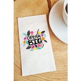 Pekshop 20'li Dream Big Yazılı Konuşan Kağıt Sunum Peçetesi